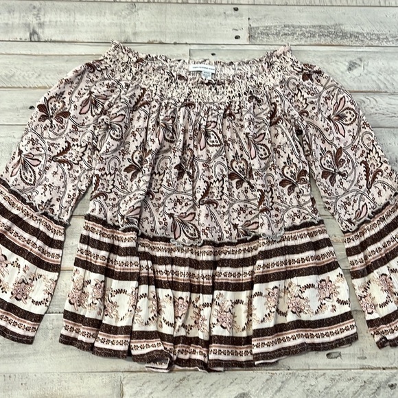 𝅺American Eagle‎ Boho Peasant Top - Picture 2 of 5